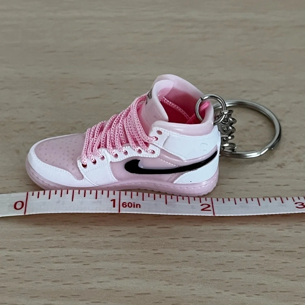 Pink and Black Fashion Sneaker Keychain BNIB with Box Shopper